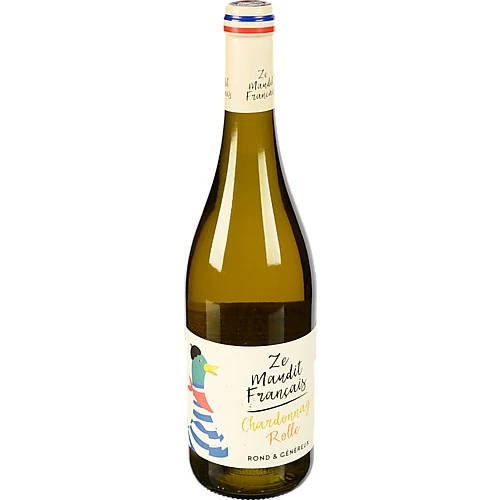 Вино Ze Maudit Francais 0.75л біле сухе 13% купити в Одесі за