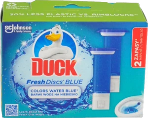 Диски Duck 2 шт д.унітазу блакить змінний