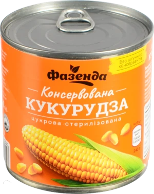 Кукурудза Фазенда 340г з.б