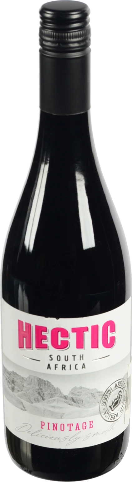 Вино Pinotage сухе черв 0.75л ТМ Hectic 6