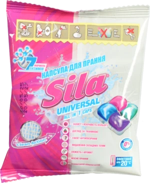 Засіб д.прання Сила 21г в капсулах cаше