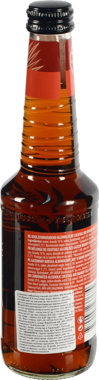 Коктейль MIX 0.33л brandy cola газ