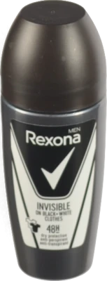 Антіперсперант Rexona invisible 50мл черн. біле