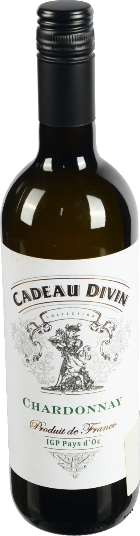 Вино Chardonnay IGP Pays dOc сухе біле 0.75л6 ТМ Cadeau Divin