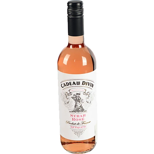 Вино Syrah Rose IGP Pays dOc сухе рож 0.75л6 ТМ Cadeau Divin