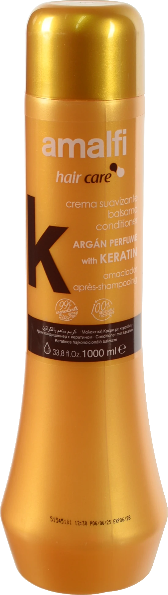 Бальзам Amalfi 1000мл keratin argan