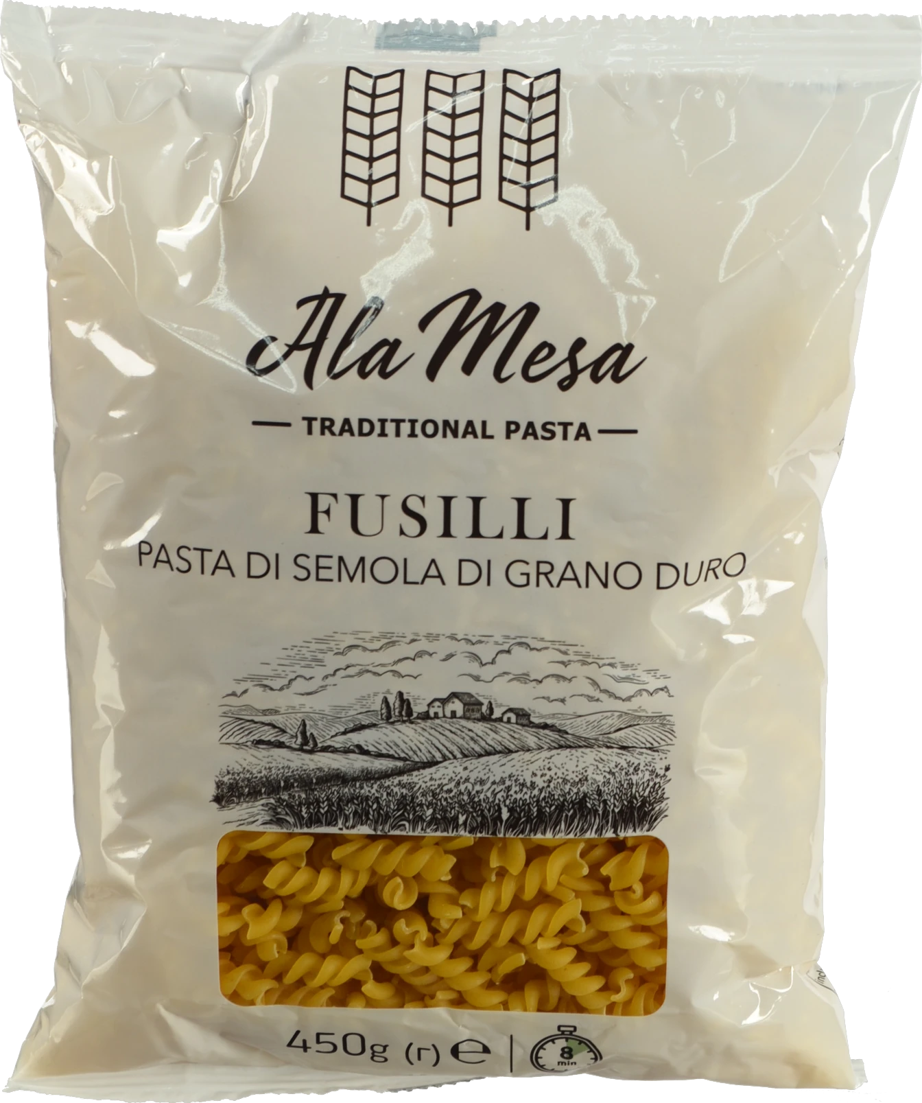 Макарони Ala Mesa 450г фузіллі твердих сортів