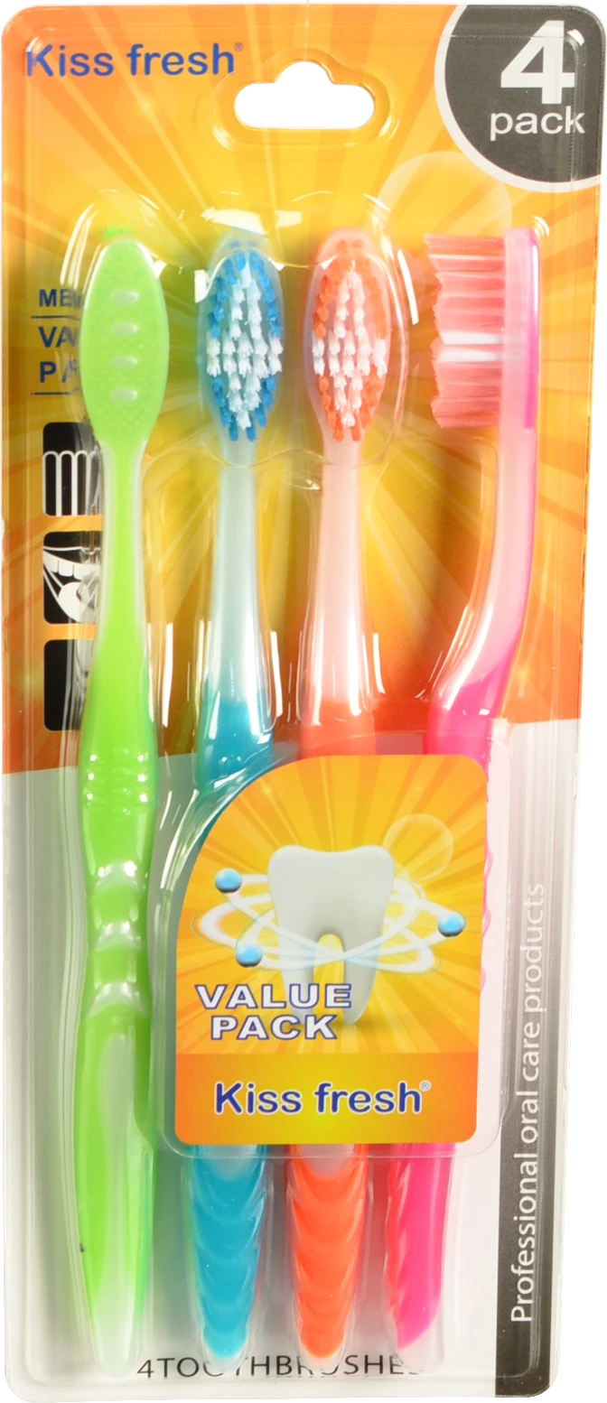 Зубна щітка 19см Тип 9 (4шт)