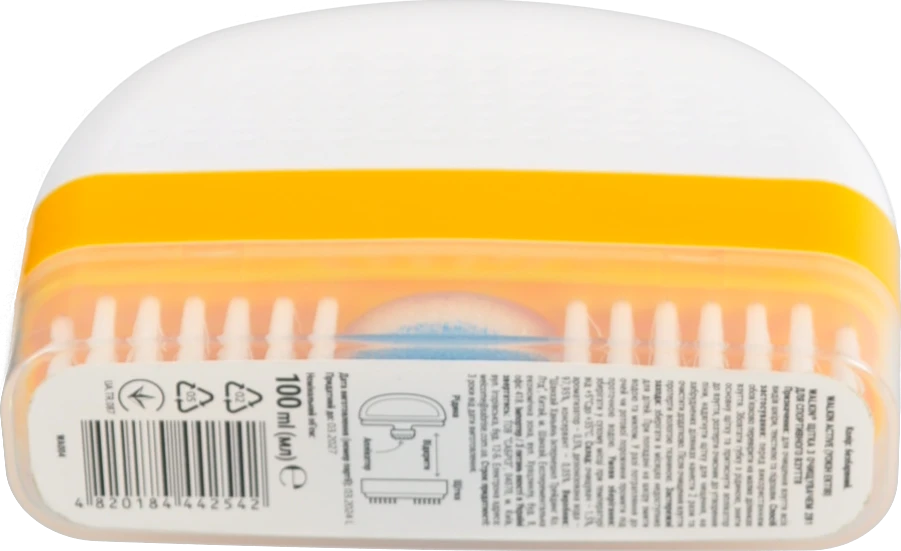 Щітка Walkin active 100мл з очищувачем 2в1спорт