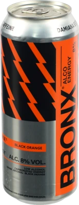 С.алк.напій Bronx 0.5л 8 black orange енергетичний с.газ з.б