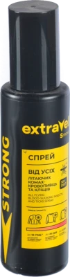 Спрей від комарів та кліщів Extravel Strong 100мл