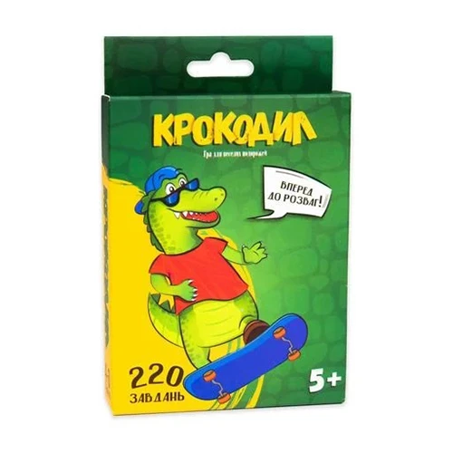 Гра настільна для дітей від 5років №30339 Крокодил Strateg 1шт