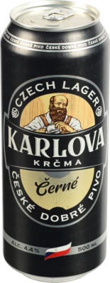 Пиво Karlova Krčma 0.5л темне Cerne
