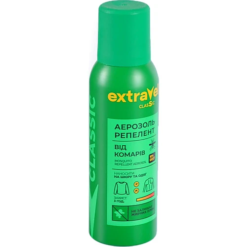 Аерозоль-репелент від комарів Extravel Classic 100 мл
