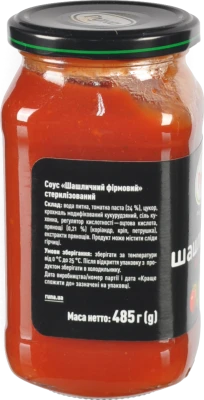 Соус Шашличний фірмовий Руна 485г