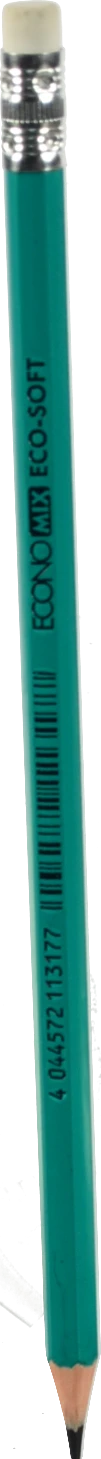 Олівець Economix графітний пластиковий НВ з гумкою