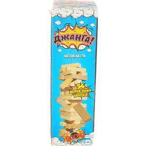 Розважальна гра Джанга 54 бруски Strateg деревяна 30770