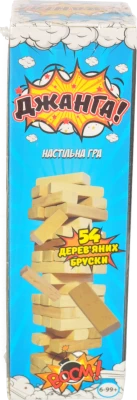 Розважальна гра Джанга 54 бруски Strateg деревяна 30770