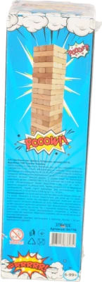 Розважальна гра Джанга 54 бруски Strateg деревяна 30770