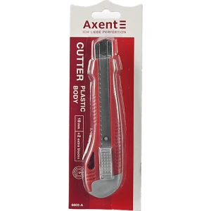 Ніж канцелярський 18 мм Axent 6602-A мет.направляючі купити в