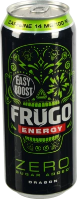 Напій Енергетичний Frugo 500мл black без цукру