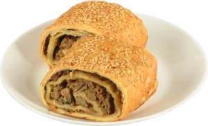 Штрудель з куркою та грибами