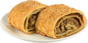Штрудель з куркою та грибами