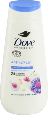 Гель для душу Chamomile&Oat milk Anti-stress Dove 225мл