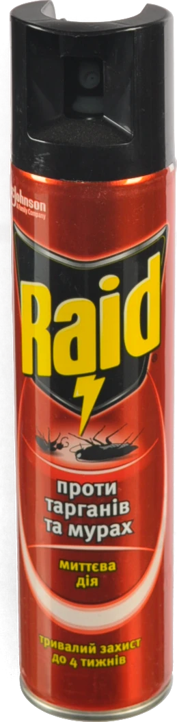 Засіб інсектицидний проти тарганів та мурах Raid 300мл