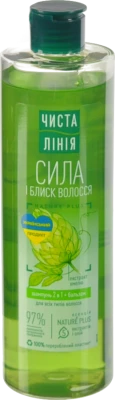 Шампунь Чиста лінія 390мл 2в1 відвар цілющих трав