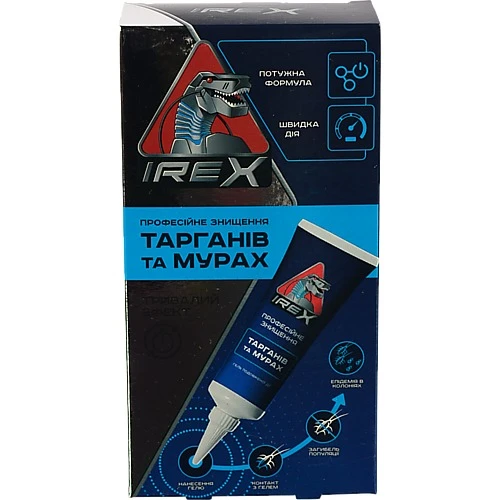 Засіб інсектицидний у вигляді гелю від повзаючих комах Irex 75мл