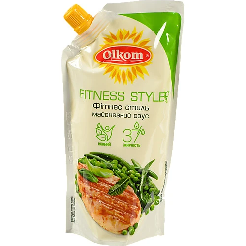 Соус майонезний 37% Fitness style Olkom д/п 295г