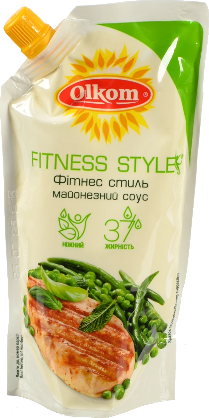 Соус майонезний 37% Fitness style Olkom д/п 295г