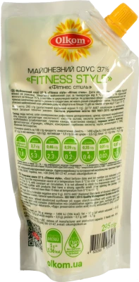 Соус майонезний 37% Fitness style Olkom д/п 295г