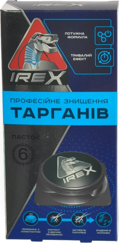 Засіб інсектицидний у вигляді пасток від повзаючих комах Irex 6шт
