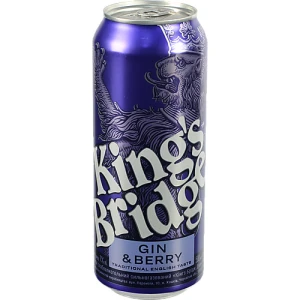 Напій слабоалкогольний King's Bridge Gin&Berry 500мл 7%