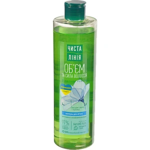 Шампунь Чиста лінія 390мл обем і сила