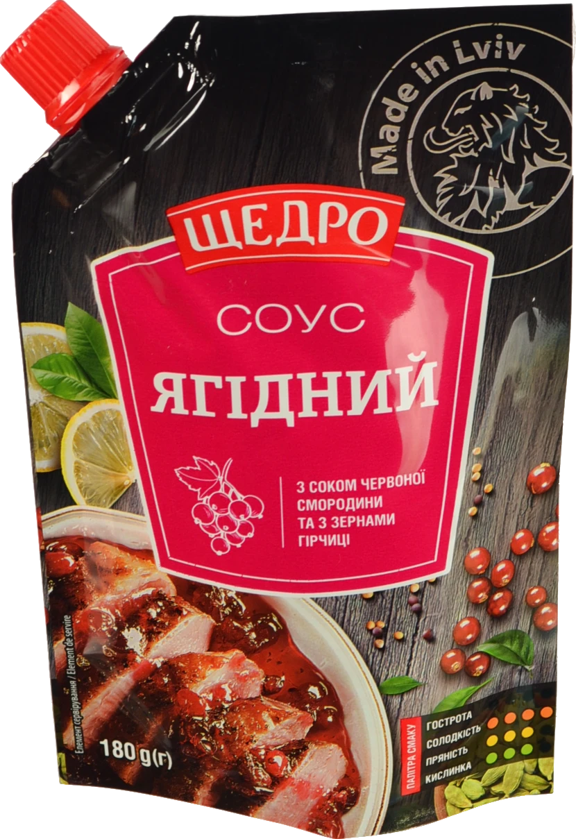 Соус Ягідний Щедро 180г
