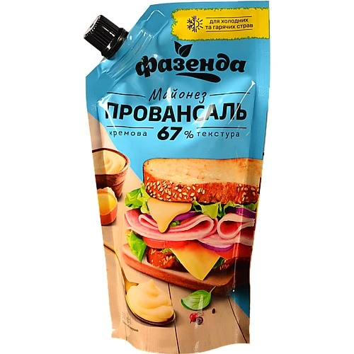 Майонез Фазенда 300г 67% провансаль д.п