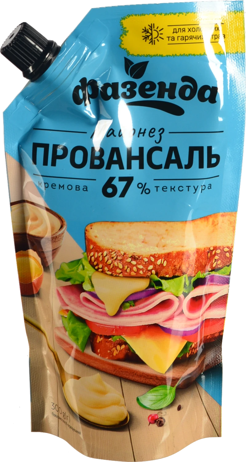 Майонез Фазенда 300г 67% провансаль д.п