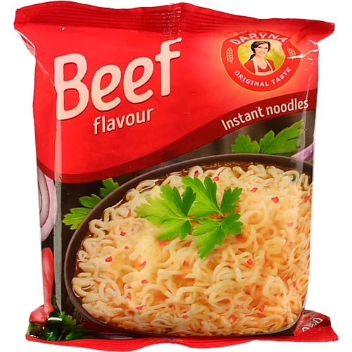 Вермішель Daryna швидкого приготування зі смаком яловичини 50г