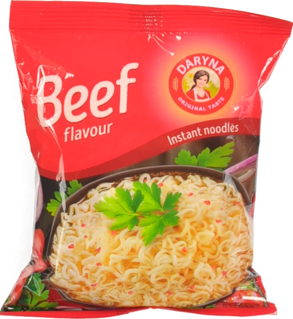 Вермішель Daryna швидкого приготування зі смаком яловичини 50г