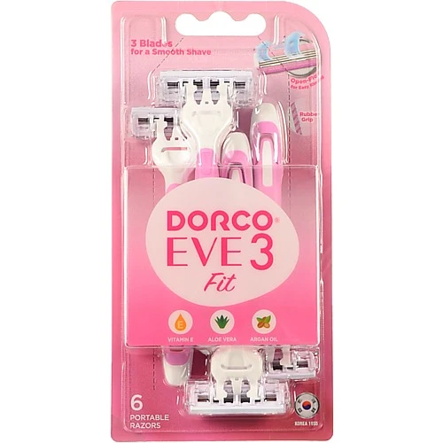 Бритва Dоrco Eve3 д.жінок одноразова 6шт 3 леза