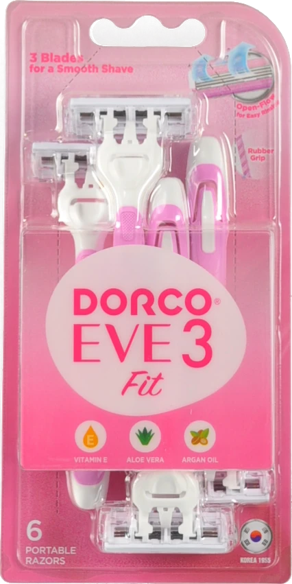 Бритва Dоrco Eve3 д.жінок одноразова 6шт 3 леза