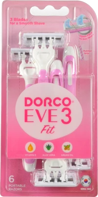Бритва Dоrco Eve3 д.жінок одноразова 6шт 3 леза