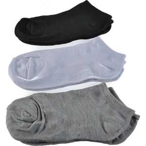 Набір шкарпеток, 3 пари, сірий, білий, чорний