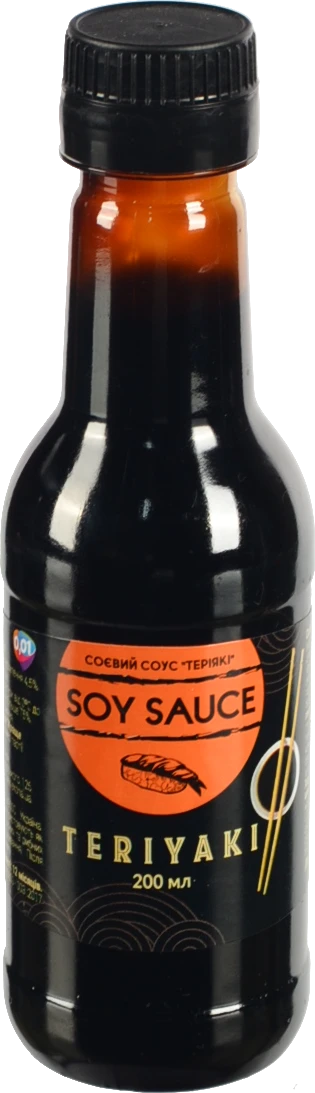 Соус соєвий 0.01 200мл теріякі пет.
