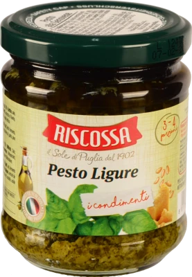 Соус Riscossa 180г Песто Genovese зелений