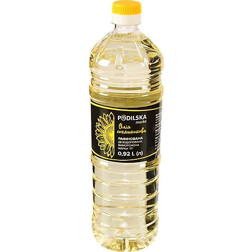 Олія соняшникова Подільська марка 0.92л рафінована