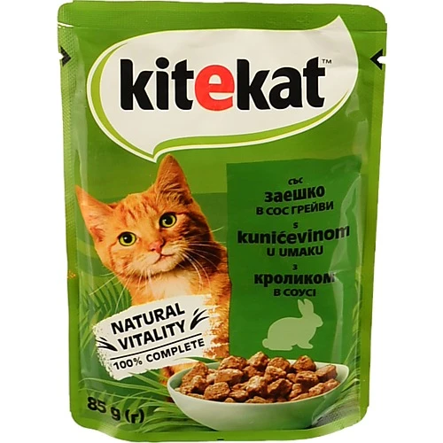Корм Кітікет 85г кролик в соусі пауч